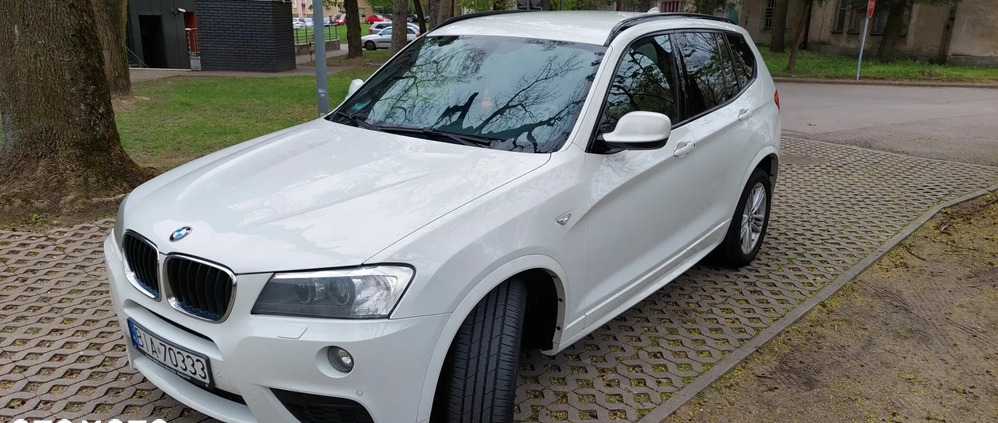 BMW X3 cena 68900 przebieg: 238323, rok produkcji 2013 z Białystok małe 436